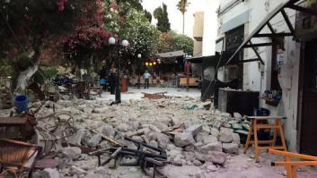 Un terremoto en la isla griega de Kos deja dos muertos, tres heridos graves y daños materiales