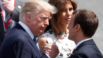 Trump, sobre Macron: "Le encanta darme la mano"