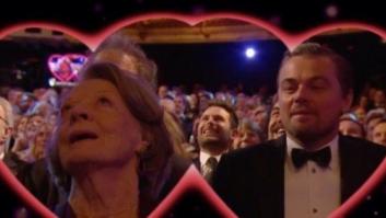 Kiss Cam en los Bafta: las cámaras apuntan a Maggie Smith y Leonardo DiCaprio