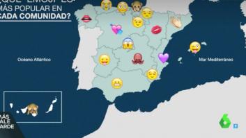 El mapa que te dice qué emoji es el más usado en tu región