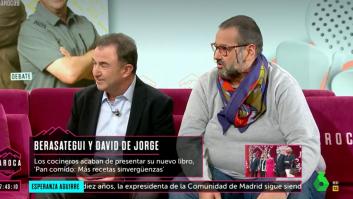 El aplaudido gesto de Martín Berasategui y David de Jorge tras visitar el comedor de la televisión vasca