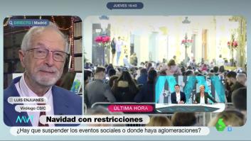 El mayor experto en Covid de España responde tajante a si sentaría a un no vacunado a la mesa