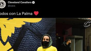 El gesto de Ricky Rubio con La Palma que arrasa en Twitter