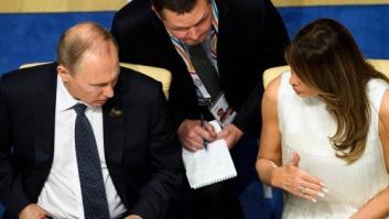 Melania Trump fue enviada a interrumpir la reunión entre Trump y Putin cuando se pasaron de tiempo