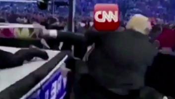 Trump la lía en Twitter al compartir un vídeo en el que le da una paliza -literal- a la CNN