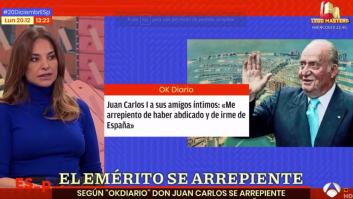 Mariló Montero lanza esta pulla al Gobierno y se muestra tajante sobre Juan Carlos I