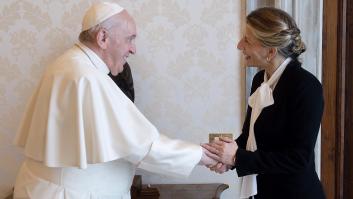 Yolanda Díaz afirma que su visita al papa "es un ejemplo" de lo que ella quiere para España
