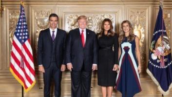 La Casa Blanca divulga la foto de Sánchez, Trump y sus esposas en Nueva York