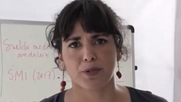 Teresa Rodríguez muestra su indignación por el 