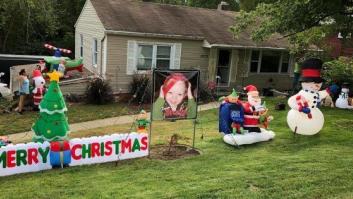 Un barrio de Ohio (EEUU) celebra la Navidad en septiembre para alegrar a un niño con cáncer