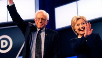 Clinton y Sanders se alinean contra "el enemigo común"