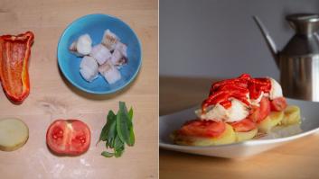 Recetas fáciles: ensalada de merluza con pimiento rojo