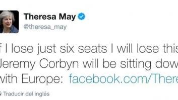 El tuit de Theresa May que ha envejecido fatal