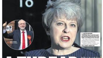 Las primeras portadas de la victoria amarga de Theresa May
