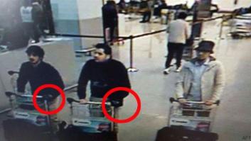 Las cámaras captan a los tres sospechosos del atentado en el aeropuerto de Bruselas