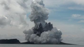 La isla del volcán de Tonga desaparece casi en su totalidad tras la erupción