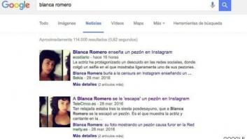 Por qué Instagram no ha censurado el pezón de Blanca Romero