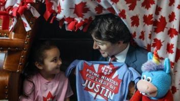 Justin Trudeau ayuda a una niña a construir su rincón secreto y las redes sociales se enamoran del canadiense (otra vez)