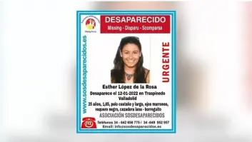 Detenido un hombre por la desaparición de Esther López en Traspinedo (Valladolid)