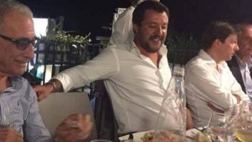 Matteo Salvini se fue de fiesta tras la tragedia del puente de Génova