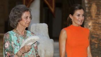 El colorido posado de la reina Letizia en la polémica recepción en el Palacio de la Almudaina