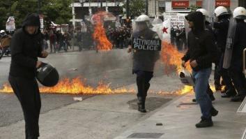Grecia responde al cuarto estrangulamiento financiero con la primera huelga general de 2017