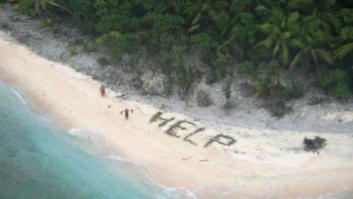 El SOS que permitió el rescate de tres náufragos en una remota isla