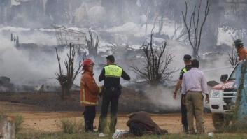 El incendio en un asentamiento de inmigrantes en Lepe destruye 80 chabolas
