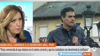 Dardo de Susana Díaz a Pedro Sánchez: "No cambiaré de posición sobre Cataluña por un puñado de votos"