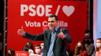 Sánchez destaca los "nervios" de la derecha y llama a movilizar el voto progresista