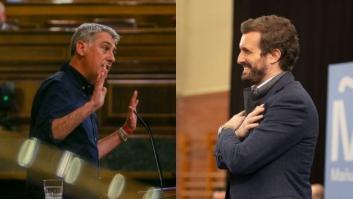 Casado dice que el PP evita que en Castilla y León haya pactos con Bildu: ojo a la réplica de Oskar Matute