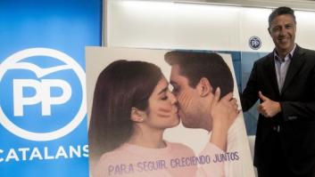 Besos contra el independentismo: la campaña "sensual" del PP catalán