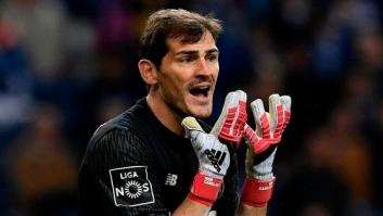 El cabreo de Casillas en Twitter con el árbitro tras el primer gol de Francia