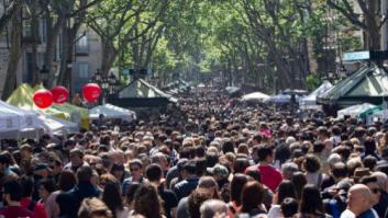 Actores, deportistas y políticos conviven con los escritores en Sant Jordi