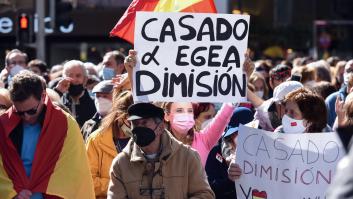 García Egea, sobre las concentraciones frente a la sede de Génova: “No he visto un solo carnet del PP ahí”