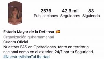 Investigan un hackeo en Instagram del Estado Mayor de la Defensa con fotos de mujeres insinuantes