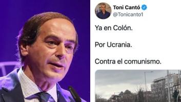 Isaías Lafuente arrasa con su breve respuesta a este polémico tuit de Toni Cantó sobre Ucrania