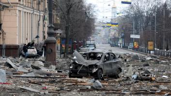 Bombardeos a las afueras de Kiev en la séptima jornada de la guerra en Ucrania