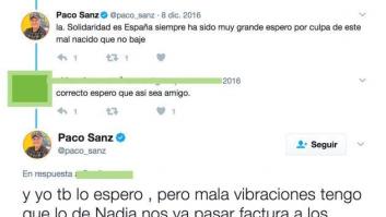 El tuit de Paco Sanz que te enfadará (todavía más)
