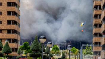 Baja la gravedad del incendio de Seseña y los vecinos pueden volver a su casa