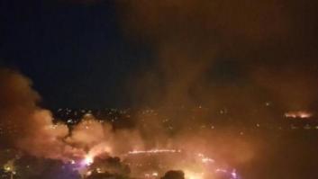 El incendio de Benitatxell se extiende y obliga a desalojar a 1000 personas