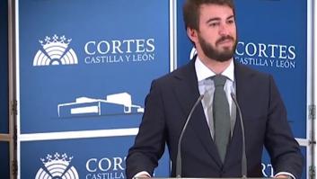 El momento 'tierra, trágame' del líder de Vox en Castilla y León tras una pregunta de un periodista