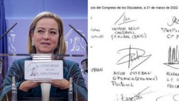 En Twitter alucinan por cómo es la firma de Ana Oramas: "Iker Jiménez debe llamarla"