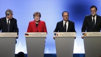 Alemania, Francia, Italia y España abogan por una UE a varias velocidades