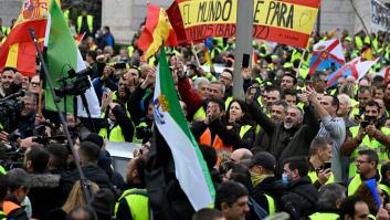 Un transportista, en la protesta de Madrid: "Ese petardo se lo vamos a meter a la ministra por el chumino"