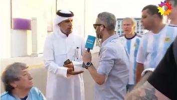 Censuran a un periodista argentino en pleno directo del Mundial de Qatar