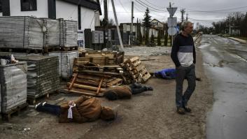 Rusia tilda de "puesta en escena de Kiev" las imágenes de cadáveres por las calles de Bucha
