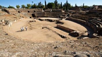 El Ayuntamiento de Mérida convierte el anfiteatro romano en una pista de pádel
