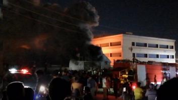Al menos 58 muertos en un incendio en un ala de aislamiento covid de un hospital de Irak