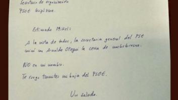 El hijo de Fernando Múgica se da de baja en el PSOE por la foto de Mendia con Otegi